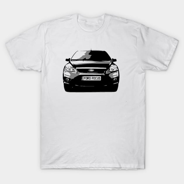 Ford Focus (pop art) T-Shirt by d1a2n3i4l5